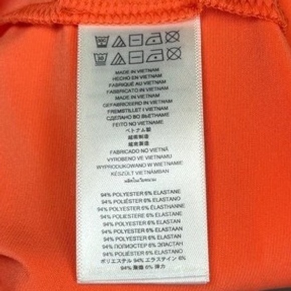 Michael Kors MK Faux Wrap Dress- Orange Size Large - Picture 10 of 11